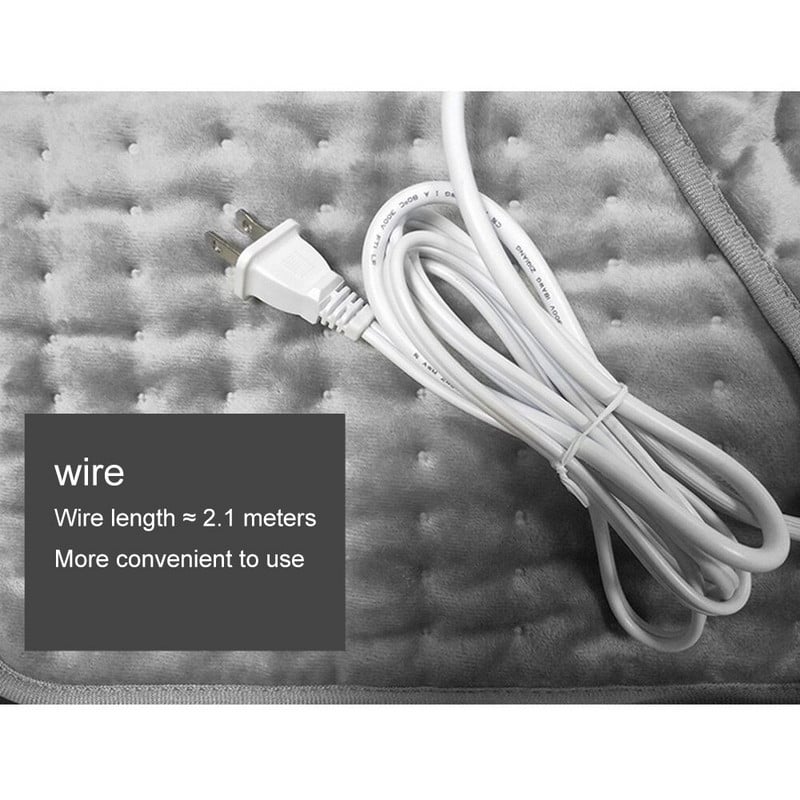 Fyzioterapeutická vyhrievacia podložka, elektrická vyhrievacia podložka na chrbát, malá elektrická deka 60x30cm, 110/220V, zástrčka EU/US/AU/UK