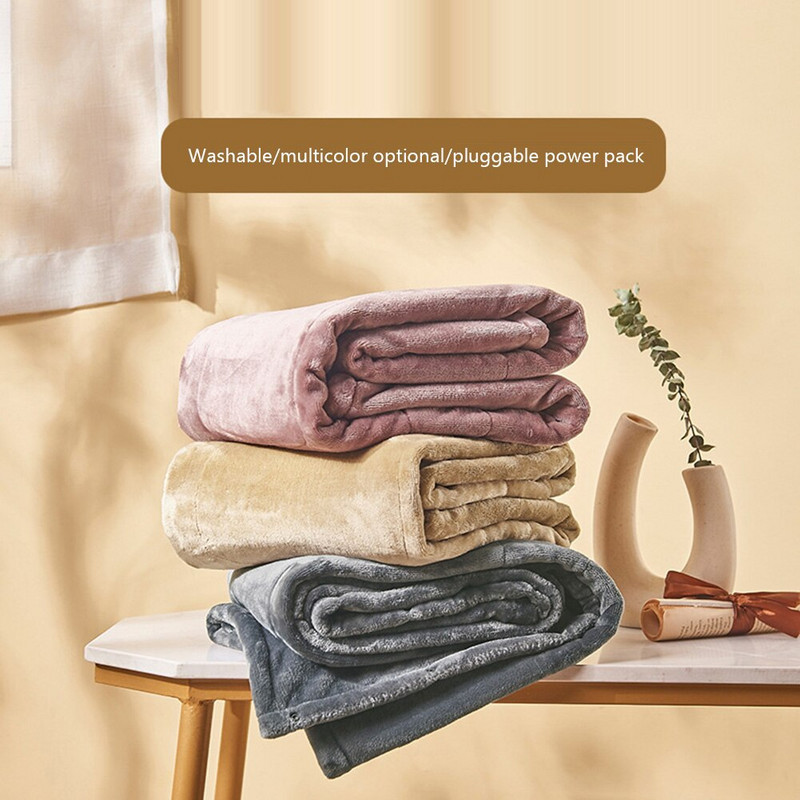 5V USB електрическо нагревателно одеяло Домакински консумативи Електрическо нагревателно шалте Меко, удобно за кожата, акумулаторно за тяло, врата, краката