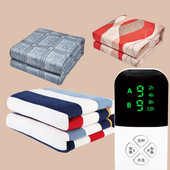 Električna deka Grijana plahta Termalno grijanje Krevet 220v/110v 80x150cm Dvostruko inteligentno vrijeme Dvostruka dvostruka kontrola temperature