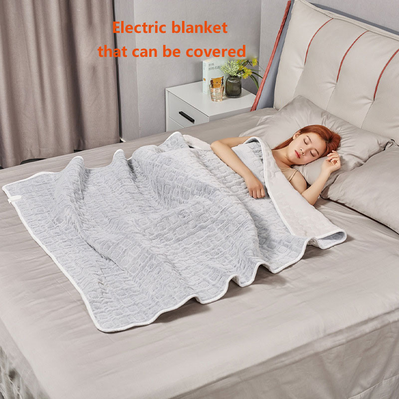 Električna deka Grijana plahta Termalno grijanje Krevet 220v/110v 80x150cm Dvostruko inteligentno vrijeme Dvostruka dvostruka kontrola temperature