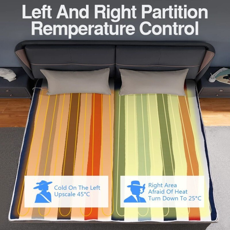 Električna deka 220/110V Deblji grijač Grijana deka Madrac Termostat Električna grijana deka Zimski grijač za tijelo