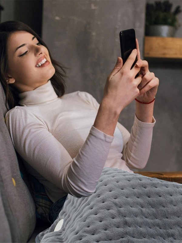 Elektrická vyhrievacia podložka, deka s časovačom, fyzioterapia, rýchla vyhrievacia podložka na rameno, krk, chrbát, nohu, úľava od bolesti, zimné teplo