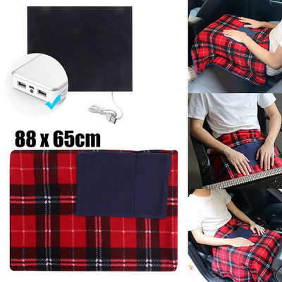 Elektrická deka, hrubší ohrievač, USB ohrievač tela, 88*65 cm, vyhrievaná deka s termostatom, elektrická vyhrievacia deka