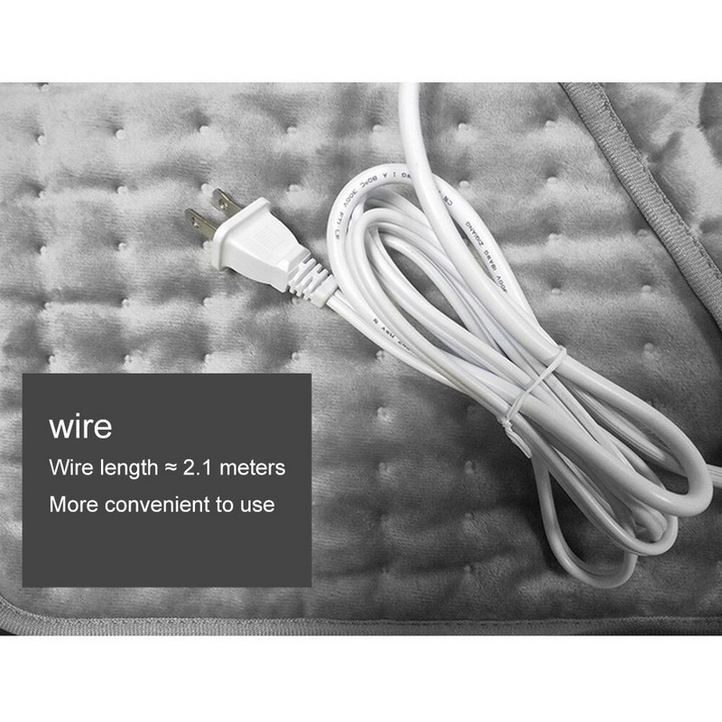 Fyzioterapeutická vyhrievacia plachta, elektrická vyhrievacia podložka, malá elektrická deka 60x30cm