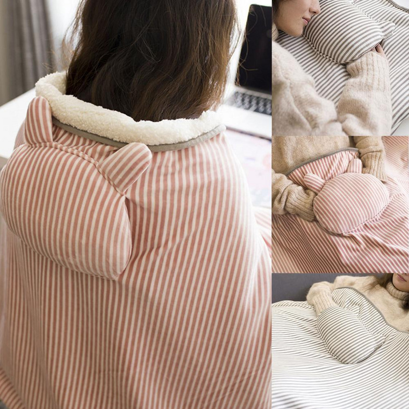 Többfunkciós hordozható Kényelmes Kényelmes Stílusos Praktikus USB elektromos fűtött takaró Téli Otthoni Irodai Szőnyeg