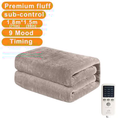Elektrinė antklodė Storesnė šildytuvas Šildoma žieminė antklodė Čiužinys Termostatas Elektrinis Šildymas Antklodė Kūnas Šiltas Apsauga Šildomas Paklotas