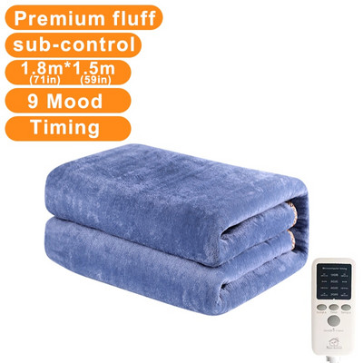 Hrubšia ohrievacia elektrická deka 220/110V s dvojitým ovládaním, vyhrievaná zimná ohrievacia plachta, matrac, termostat, elektrický ohrievač kobercov