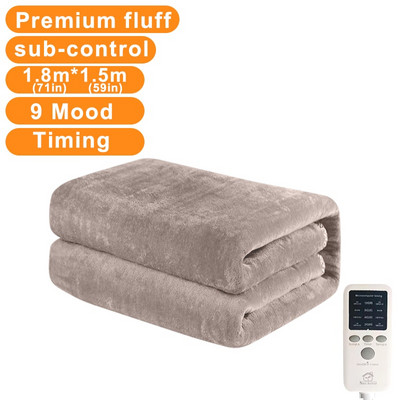 Hrubšia ohrievacia elektrická deka 220/110V s dvojitým ovládaním, vyhrievaná zimná ohrievacia plachta, matrac, termostat, elektrický ohrievač kobercov
