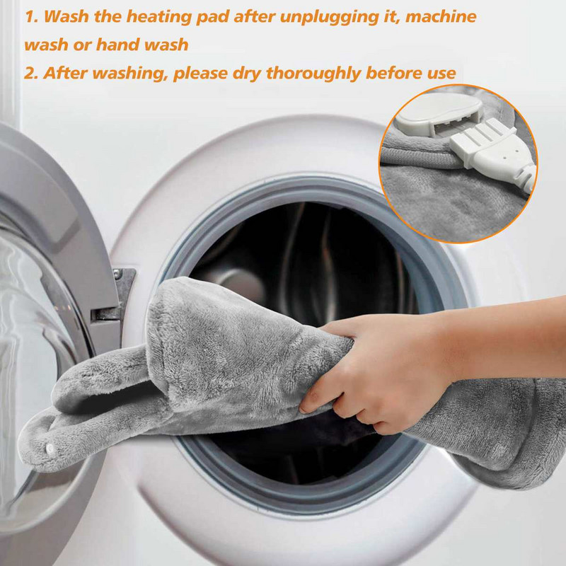 Elektrická deka, vyhrievacia šatka, termálna vyhrievacia podložka, ohrievač, nastaviteľná teplota, ramená, krk, chrbát, vyhrievaná podložka, zábaly, úľava od bolesti