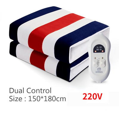 Elektrická deka 220V hrubšia ohrievačová vyhrievaná deka s termostatom, koberec pre dvojité zimné ohrievače, elektrický matrac