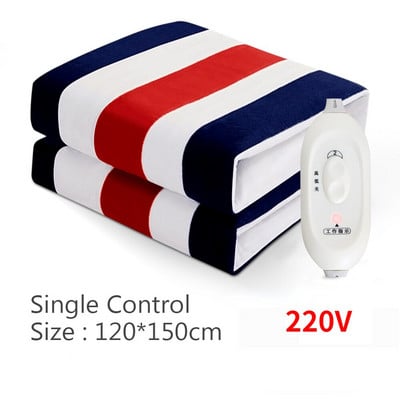 Elektrická deka 220V hrubšia ohrievačová vyhrievaná deka s termostatom, koberec pre dvojité zimné ohrievače, elektrický matrac