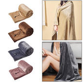 Flanelová elektrická vyhrievaná deka s USB pripojením, 55x31 palcov, 3 prevody, viacúčelová, teplá