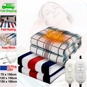 Elektrická deka 220V ohrievač Vyhrievaná deka Termostat Elektrická vyhrievacia deka pre postele Bezpečnostné elektrické vyhrievacie produkty