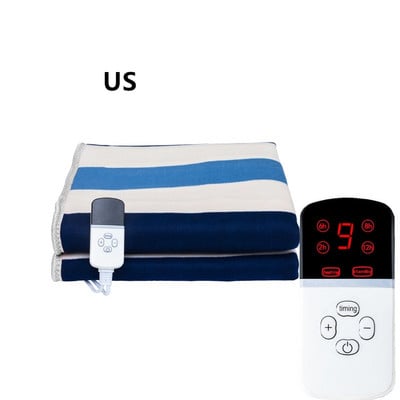 Elektrické vykurovanie prikrývok, termostat, ohrievač matracov, zimné teplé vyhrievané matracové podložky, 4 časové nastavenie, 12-hodinový časovač, automatické vypnutie