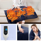 Pătură electrică de încălzire din flanel pentru genunchi Pătură electrică cu încălzire rapidă multifuncțională Pătură încălzită peste pătură saltea electrică