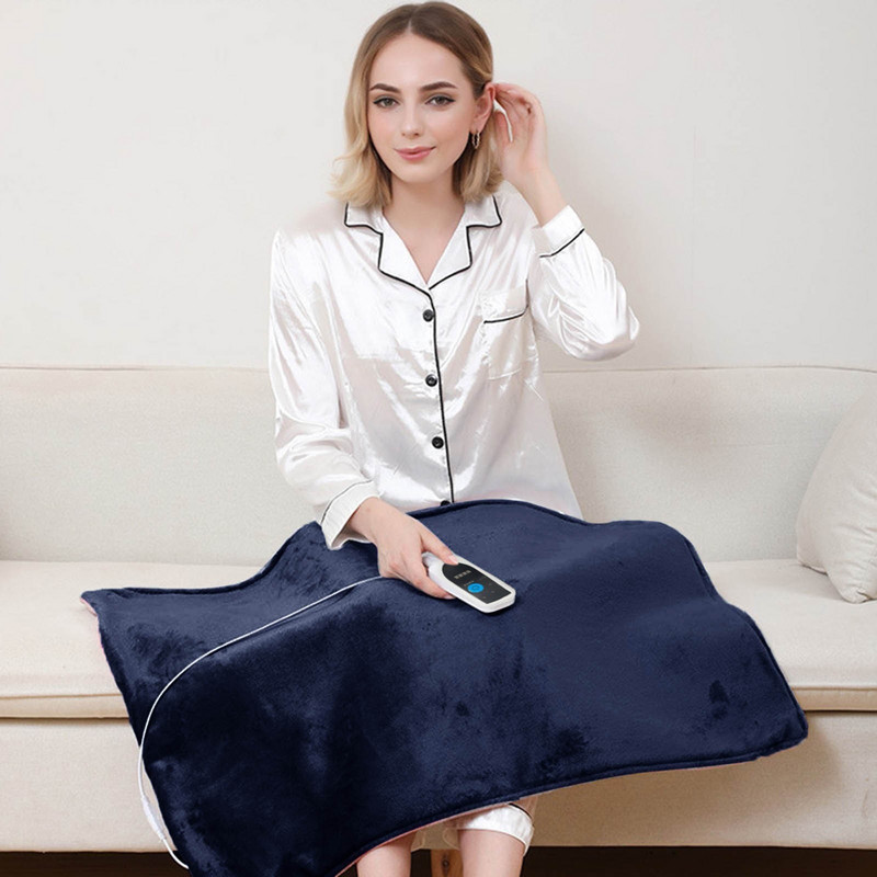 Pătură electrică de încălzire din flanel pentru genunchi Pătură electrică cu încălzire rapidă multifuncțională Pătură încălzită peste pătură saltea electrică