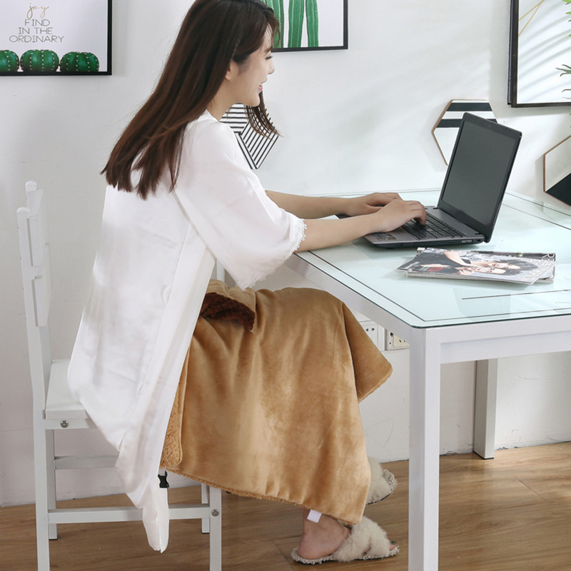 Elektrická vykurovacia deka Mäkká vykurovacia podložka na rameno šetrná k pokožke, nastaviteľné lano, prenosné potreby pre domácu pohovku, sedadlo, kanceláriu