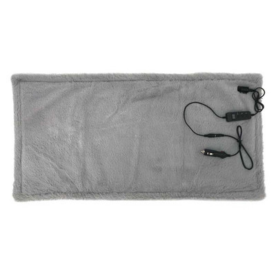 46cm X 80cm elektromos fűtőtakaró 12V elektromos fűtött autós teherautó utazási kordbársony puha meleg takaró #W0