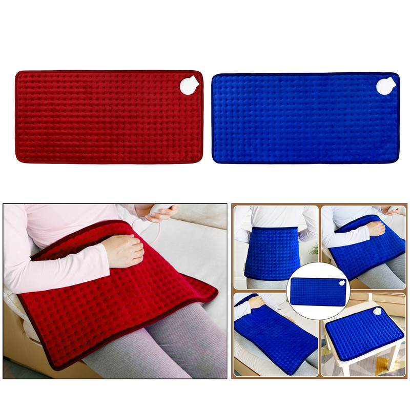 Vyhrievacia podložka 60x30cm Fyzioterapeutická vyhrievacia podložka na krk, chrbát, ramená, elektrická deka, úľava od bolesti, tepelná terapia