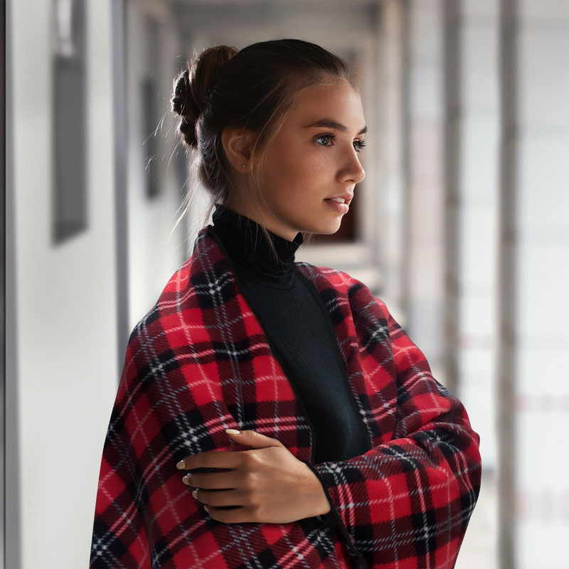 Elektrinė išmetimo antklodė USB šildomas kūno šildytuvas pailgintas praplatintas šiltas biuro antklodės greitai įkaistanti elektrinė antklodė 31 x 59 colių