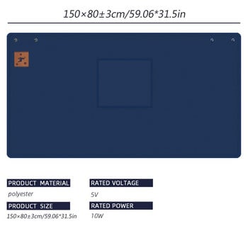 80x150cm топли одеяла 5V USB преносимо къмпинг електрическо отопляемо одеяло легло хвърлете зимни по-топли одеяла за домашен офис