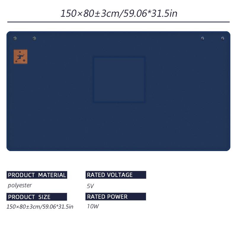 Pături calde de 80x150 cm 5V USB portabil pentru camping pătură încălzită electrică pătură de pat cuvertură de iarnă pentru birou acasă