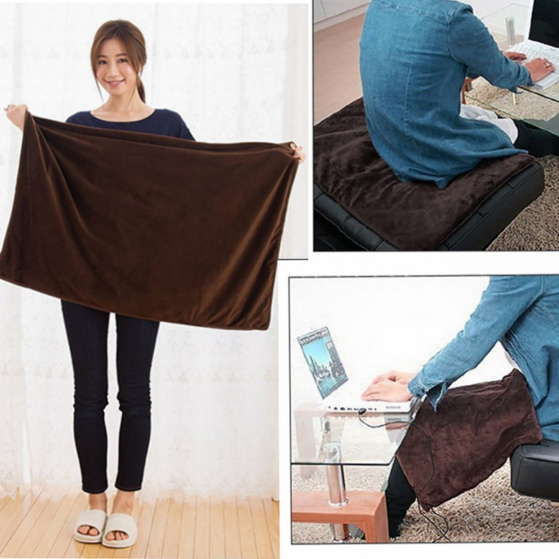 USB elektrická vyhrievacia deka, ramenný zábal, šál, chladuvzdorná deka s gombíkmi, ohrievač, kancelárske vyhrievacie deky