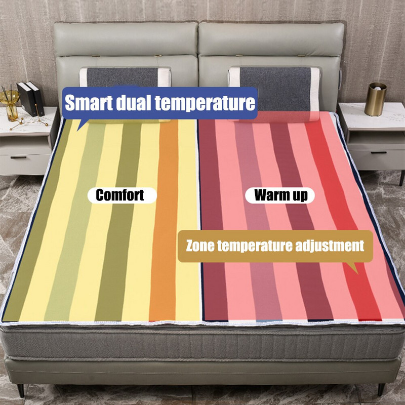 Elektrická deka 220v 110v inteligentný ohrievač jeden dvojitý konštantná teplota elektrické kúrenie zimné dvojité ovládanie pre domácnosť