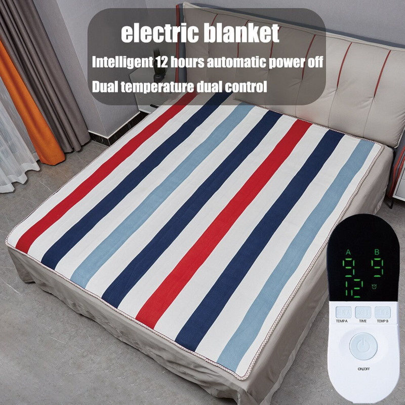 Elektrická deka 220v 110v inteligentný ohrievač jeden dvojitý konštantná teplota elektrické kúrenie zimné dvojité ovládanie pre domácnosť