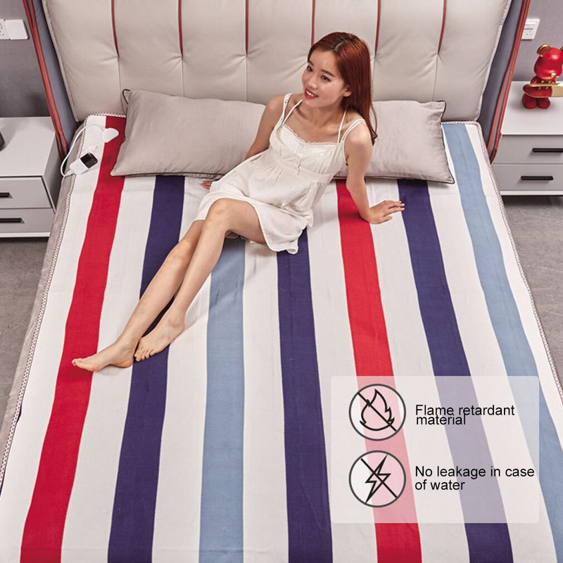 Elektrická deka 220/110V hrubšia ohrievacia deka 9-stupňová nastaviteľná elektrická ohrievacia deka zimný ohrievač tela matrac