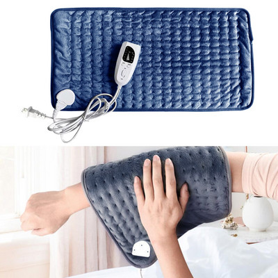 Elektrické vyhrievacie podložky, ohrievač, úľava od bolesti chrbta a kŕčov, automatické vypnutie, JP červená vyhrievacia podložka, deka, krk, rameno, bolesť chrbta