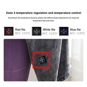 Топъл шал с USB отопление, електрическо отопление, плюшено одеяло, отопляемо наметало, затоплящо се одеяло, коралово отопляемо одеяло