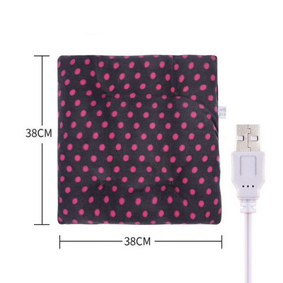 2022 Jesenná zima Teplá elektrická vyhrievacia podložka s USB, vyhrievacia podložka do auta, kancelárska stolička, vyhrievané podložky do domácnosti, vankúš do domácnosti, vyhrievaný vankúš na jogu