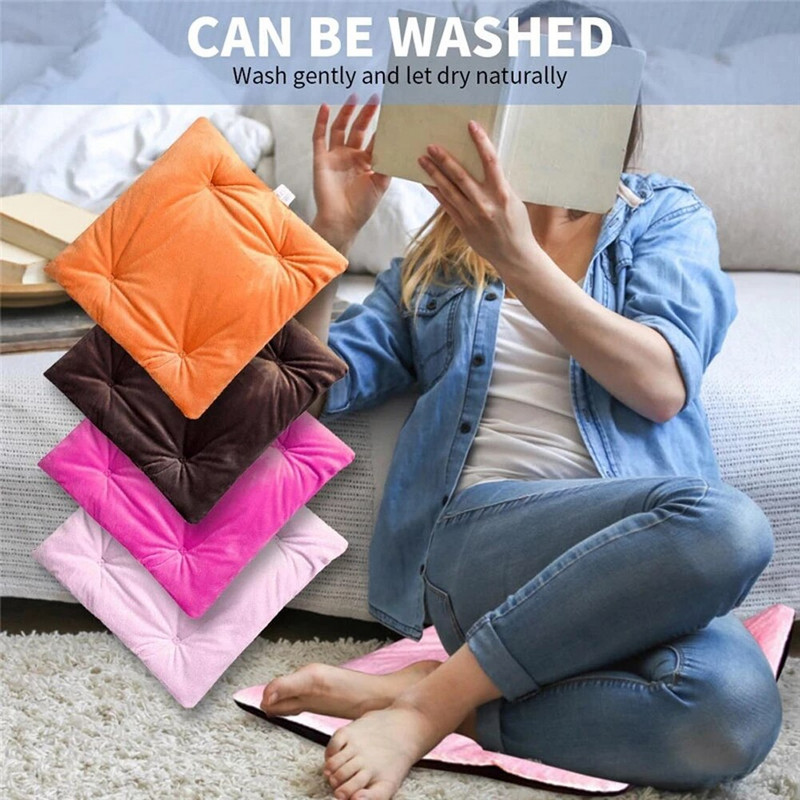 2022 Jesenná zima Teplá elektrická vyhrievacia podložka s USB, vyhrievacia podložka do auta, kancelárska stolička, vyhrievané podložky do domácnosti, vankúš do domácnosti, vyhrievaný vankúš na jogu