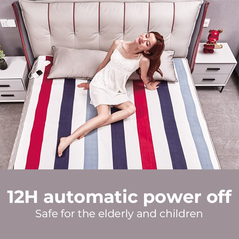 Elektrická deka 220/110V hrubšia ohrievacia deka vyhrievaná deka matrac termostat elektrická vyhrievacia deka zimný ohrievač tela