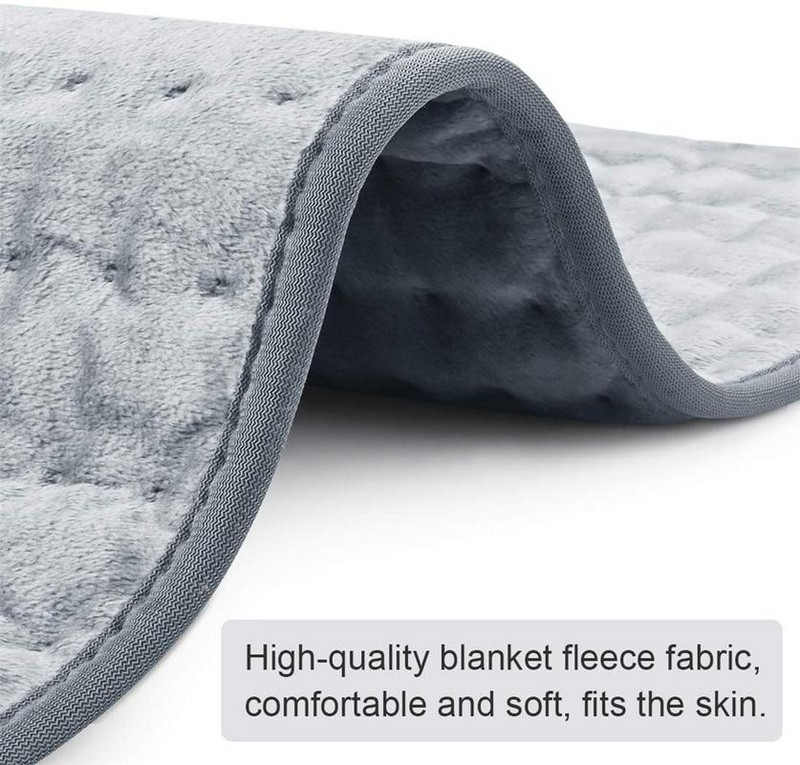 Elektrická vyhrievacia podložka, deka, ohrievač, zimný teplý kryt, úľava od bolesti ramien, chrbta, chrbtice, časovo nastaviteľná teplota