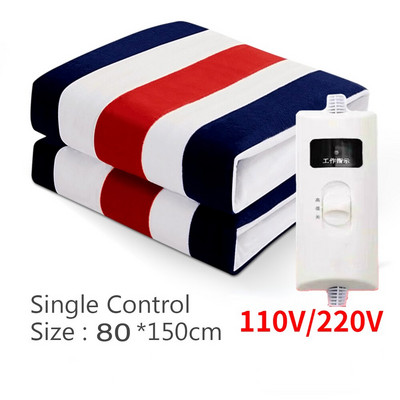 Elektromos fűtött takaró 220 V vastagabb fűtőtakaró termosztát szőnyeg dupla testhez téli melegítő lepedők elektromos matracokhoz