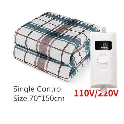 Elektromos fűtött takaró 220 V vastagabb fűtőtakaró termosztát szőnyeg dupla testhez téli melegítő lepedők elektromos matracokhoz