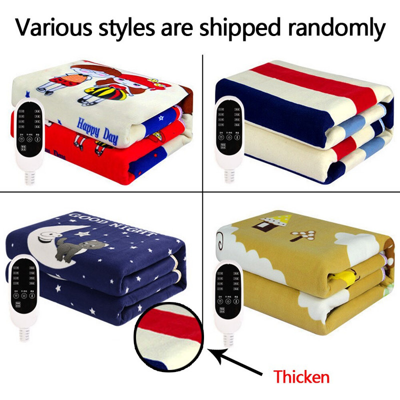 Elektrická deka 220/110V hrubšia ohrievacia deka vyhrievaná deka matrac termostat elektrická vykurovacia bezpečnostná deka zimný ohrievač tela