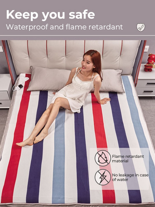 Elektromos takaró 220/110V vastagabb melegítő fűthető takaró matrac termosztát elektromos fűtő takaró téli testmelegítő