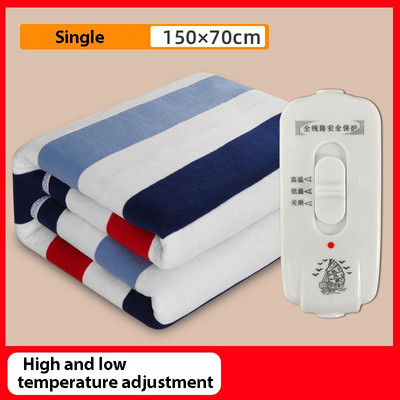Elektrická deka, hrubší ohrievač, dvojitý ohrievač tela, 150 * 120 cm, vyhrievaná deka, termostat, vykurovacie elektrické deky do postelí