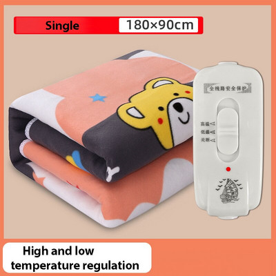 Elektrická deka, hrubší ohrievač, dvojitý ohrievač tela, 150 * 120 cm, vyhrievaná deka, termostat, vykurovacie elektrické deky do postelí