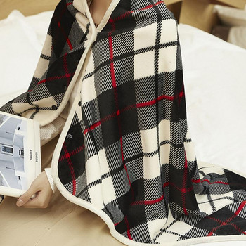 Κουβέρτα θέρμανσης με έξυπνο ρυθμιζόμενο χρονισμό USB Ηλεκτρική θερμαινόμενη κουβέρτα σάλι Χειμερινά ζεστά σεντόνια Ηλεκτρικό στρώμα για γραφείο στο σπίτι