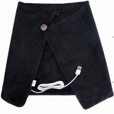 USB teplá elektrická vykurovacia šatka Mäkká teplá fleecová vykurovacia podložka pre domácu kanceláriu Zimné teplé elektrické prikrývky na krk a ramená