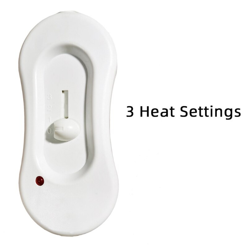 Elektrická vyhrievaná deka s 3 úrovňami vykurovania Mäkká plyšová vyhrievaná deka s rýchlo sa nahrievajúcimi a prateľnými látkami v práčke