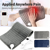 Elektrická deka s US/EU zástrčkou 75W, zimný ohrievač, vykurovacia fyzioterapeutická podložka, podložka, deka, ohrievač krku a chrbta