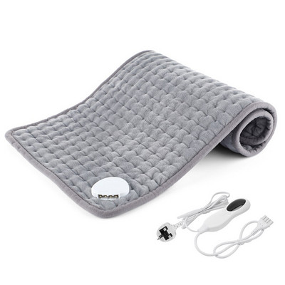 Pătură electrică mai încălzită de iarnă, moale, respirabilă, cu izolație termică, lavabilă pentru abdomen, talie, ameliorarea durerilor de spate, priză SUA/UE