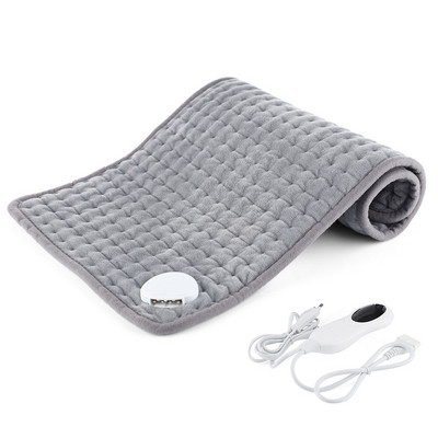 Pătură electrică mai încălzită de iarnă, moale, respirabilă, cu izolație termică, lavabilă pentru abdomen, talie, ameliorarea durerilor de spate, priză SUA/UE