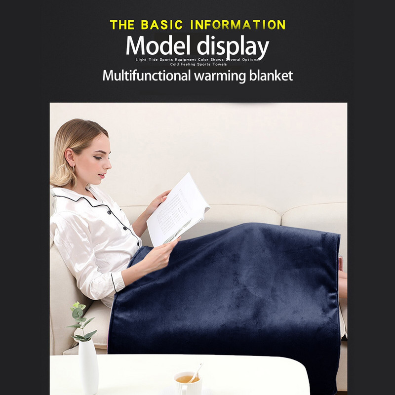 Téli elektromos takaró fűtött kendő váll nyak mobil fűtő kendő téli melegítő egészségügyi ellátás fűtés szigetelő Thermique