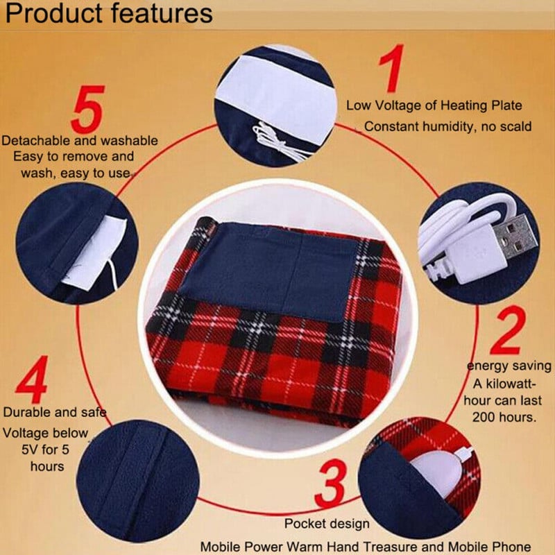 220V deka vyhrievaná elektrická plachta USB termostat elektrické deky bezpečnostná elektrická vyhrievacia deka teplé elektrické matrace